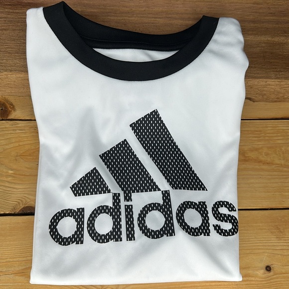 Adidas Logo  Kids White Sleeveless Top Sz 4 - Picture 5 of 5